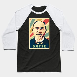 Eric Satie Vintage Colors Baseball T-Shirt